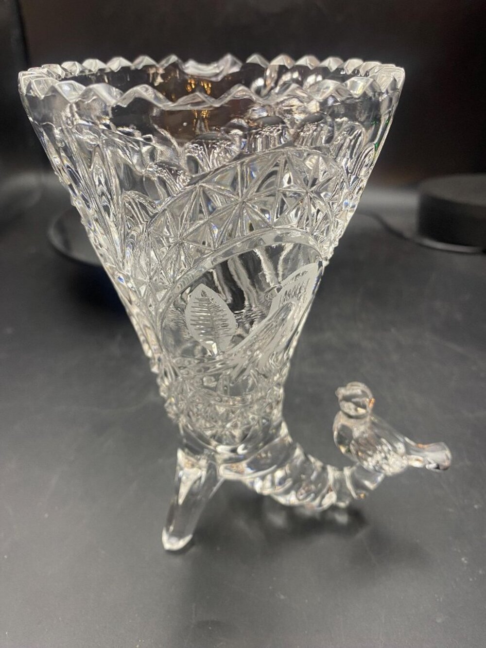 Hofbauer Byrdes Crystal Cornucopia